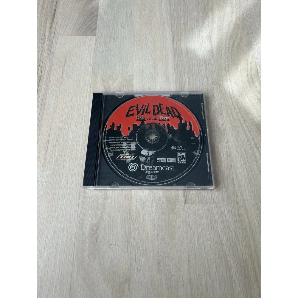 EVIL DEAD HAIL TO THE KING Sega Dreamcast 2000 Game Disc Only